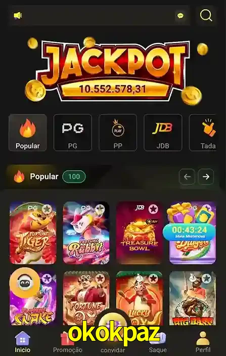 Promoções Especiais no okokpaz App